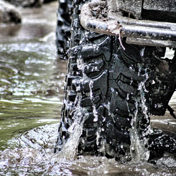 Accelera Badak X-Treme - extreme mud terrain tire going through water