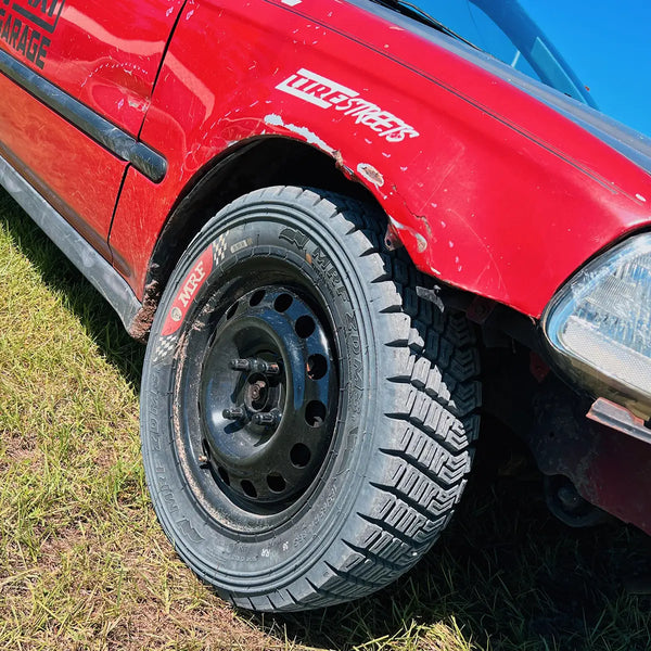 Honda Civic -Taxi Garage - MRF ZDM3 - best rally tire